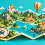 Destinazioni Illustrazione Spasso Tour · destinazioni