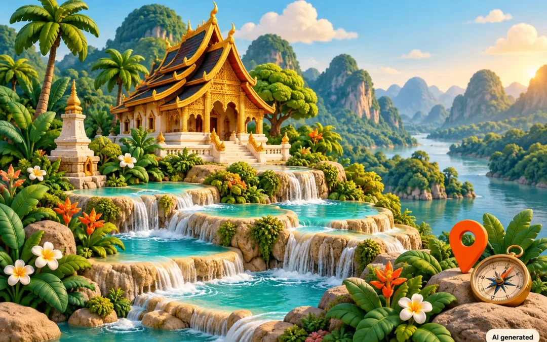 Illustrazione regionale di Laos — AI generated